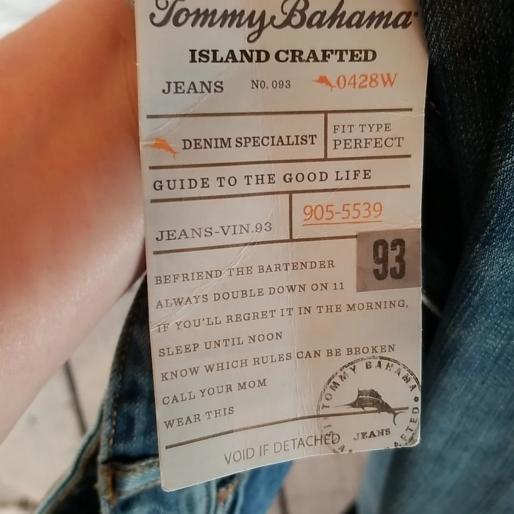 NWT men's Tommy Bahama jeans